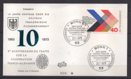 Enveloppe Allemagne  1973 Oblitéré - 1971-1980