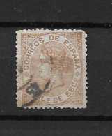 LOTE 1810    ///   (C030)  ESPAÑA  1867   EDIFIL Nº: 96  RUEDA DE CARRETA 20 MODIFICADA  BILBAO - Used Stamps