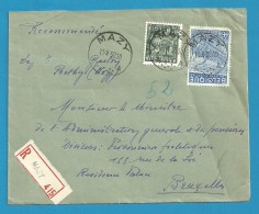 768+771 Op Brief Aangetekend Met Stempel MAZY (VK) - 1948 Export