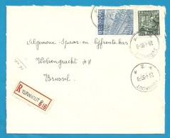 768+771 Op Brief Aangetekend Met Stempel TURNHOUT 6 (VK) - 1948 Export