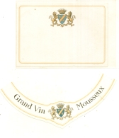 - étiquette  1960* étiquette Générique Grand Vin Mousseux - Vino Blanco