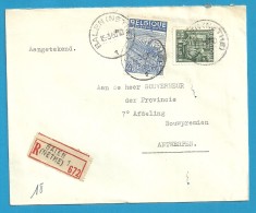 768+771 Op Brief Aangetekend Met Stempel BALEN (NETHE) 1 (VK) - 1948 Export