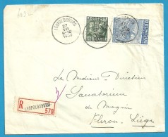 768+771 Op Brief Aangetekend Met Stempel LEOPOLDSBURG (VK) - 1948 Export