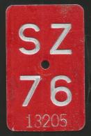 Velonummer Schwyz SZ 76 - Placas De Matriculación