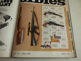 Classeur 11 Revues Des Armes & Du Tir Cibles N° 26 To 35 Avril 1971 à JUIN 1972. Détails En Photos. - Waffen