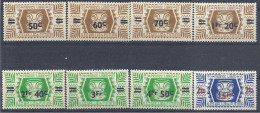 1944 WALLIS FUTUNA 148-55** France Libre, Surchargé - Unused Stamps