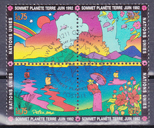 “Sommet Planète Terre-juin 1992. - N° 227-228-229-230 (Yvert) - NATIONS UNIES Genève 1992 - Gebruikt