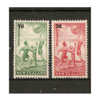 NEW ZEALAND 1939 HEALTH SET SG 611/612 LIGHTLY MOUNTED MINT Cat £10+ - Unused Stamps