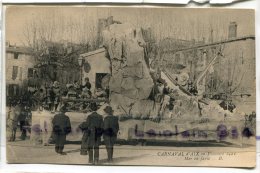 - Carnaval D´Aix En Provence,  Rare, 1921, Mer En Furie, Au Père Lustucru, Splendide, Non écrite, TBE, Scans. - Aix En Provence