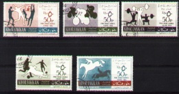 Khor Fakkan 1965 Mi 33-37 CTO VF - Khor Fakkan