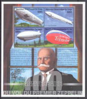 Congo Kinshasa COB BL192 Zeppelin 2001 MNH - Ungebraucht