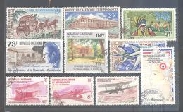Nouvelle Calédonie : Lot De 10 Timbres Oblitérés PA (TB) - Used Stamps