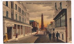 D6766     BORKUM : Strandstrasse Mit Leuchturm - Borkum