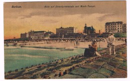 D6767     BORKUM : Blick Auf Strandpromenade - Borkum