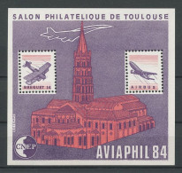 CNEP 1984 N° 5 ** Neuf = MNH Superbe Cote 35 € Aviaphil Salon Toulouse Avions Planes Concorde Airbus Transports Bréguet - CNEP