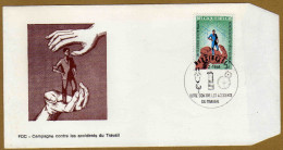 Enveloppe FDC 1444 Campagne Contre Les Accidents Du Travail Marcinelle - 1961-1970