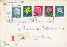 Zwitserland - "Pro Juventute" - Mädchenbildnis/Wiesen- Und Gartenblumen (VI) - M 803-807 - # - Covers & Documents