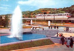 05005 "TORINO - ITALIA 61 - LA MONOROTAIA-LE MONORAIL-DEI EINZELSCHIENE-EL MONOCARRIL" ANIMATA. CART  NON SPED - Tentoonstellingen