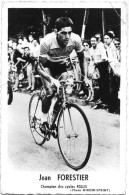 Jean Forestier Carte Photo Miroir-Sprint Pli Transversal - Cycling