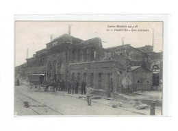 CPA 59 - FEIGNIES - GARE EXTERIEURE - GUERRE MONDIALE 1914-18 - Feignies