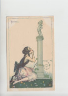 Busi Italian Art Deco Lady Deli Anna&Gasparini 535-5 Postcard Cartolina (ar737) - Busi, Adolfo