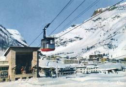 CPSM - VAL-d'ISERE (73) - Aspect Du Téléférique De Solaise En 1970 - Val D'Isere