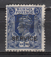 Birmanie Service 30 Obl. - Birmanie (...-1947)