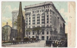 NEW YORK CITY, NY, METROPOLITAN LIFE INSURANCE BUILDING, OLD AND NEW PARKHURST CHURCHES 1900s Postcard [6202] - Otros Monumentos Y Edificios