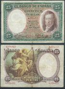 ESPAGNE SPANIEN SPAIN ESPAÑA 1931 24 ABRIL 25 PTAS VICENTE LOPEZ 2ª REPÚBLICA ESPAÑOLA - 25 Pesetas