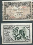 ESPAGNE SPANIEN SPAIN ESPAÑA 1937 25 PTAS BANCO ESPAÑA-BILBAO (EUZKADI) - 25 Pesetas