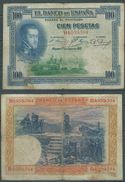 ESPAGNE SPANIEN SPAIN ESPAÑA 1925 1 DE JULIO FELIPE II 100 PTAS - 100 Peseten