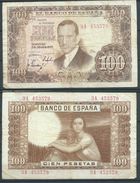 ESPAGNE SPANIEN SPAIN ESPAÑA 1953 2 DE ABRIL JULIO ROMERO DE TORRES 100 PTAS ESTADO ESPAÑOL - 100 Pesetas