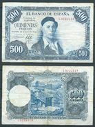 ESPAGNE SPANIEN SPAIN ESPAÑA 1954 22 DE JULIO ZULOAGA 500 PTAS - 500 Pesetas