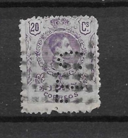 LOTE 2238 D  ///   ESPAÑA 1909-1922   EDIFIL Nº 273  CON PERFORACION COMERCIAL - Usados