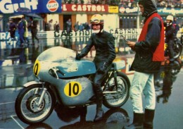 AUTODROMO - CIRCUITO DI MONZA - GP DELLE NAZIONI 1968 - MOTO SEELEY MATCHLESS - N 405 - Motociclismo