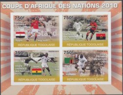 TOGO TOGOLAISE SHEET IMPERF SPORTS SOCCER FOOTBALL WORLD CUP - 2010 – Südafrika