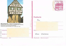 Deutschland Bildpostkarte Heilsbronn Franken - Münster, Gräber Der Hohenzollern - Fachwerk Haus - Illustrated Postcards - Used