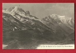 FIW-09  Col De Balme Balmaz, Trient Et Chaine Du Mont-Blanc. Cachet Linéaire La Forclaz 1915 - Trient