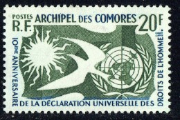 1958  10è Ann. Déclaration Des Droits De L'homme Yv 15* - Unused Stamps