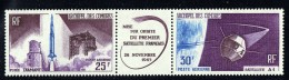 1965  Mise Sur Orbite De 1er Satellite Français  Triptyque  Yv PA 17A * - Ongebruikt