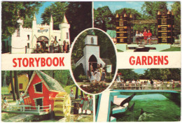 CANADA - 1986 - Missed Stamp - Air Mail - London -  Storybook Gardens - Multivues - Viaggiata Da London Per Berlin, G... - London