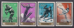 Guinea 1964 Winter Olympic Games Mi#235-238 Yvert#195-197 + PA, Mint Never Hinged - Guinée (1958-...)