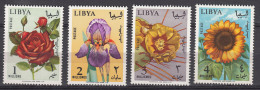Libya Flowers 1965 Mi#193-196 Mint Never Hinged - Libyen