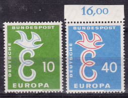 Germany 1958 Europa CEPT Mi#295-296 Mint Never Hinged - Unused Stamps