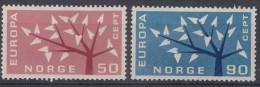 Norway 1962 Europa CEPT Mi#476-477 Mint Hinged - Ungebraucht