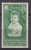Italy Kingdom 1937 Sassone#408 Mi#562 Mint Never Hinged - Neufs