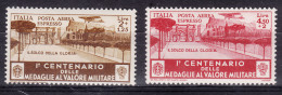 Italy Kingdom 1934 Posta Aerea Espresso #A81-A82 Mi#512-513 Mint Never Hinged - Neufs