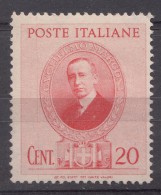 Italy Kingdom 1938 Sassone#436 Mi#601 Mint Hinged - Neufs