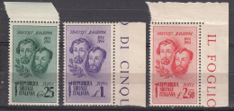 Italy Social Republic 1944 Sassone#512-514 Mi#663-665 Mint Never Hinged - Nuevos