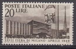 Italy Republic 1949 Sassone#598 Mi#771 Mint Hinged - 1946-60: Mint/hinged